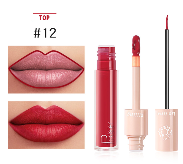 Pudaier Dual Lipstick Lip Gloss Lipstick (20)