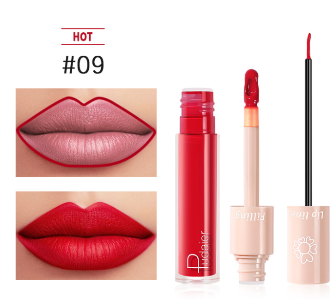 Pudaier Dual Lipstick Lip Gloss Lipstick (10)