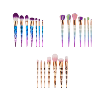 7-Piece Makeup Brush Diamond Brush Foundation Brush Set (5)