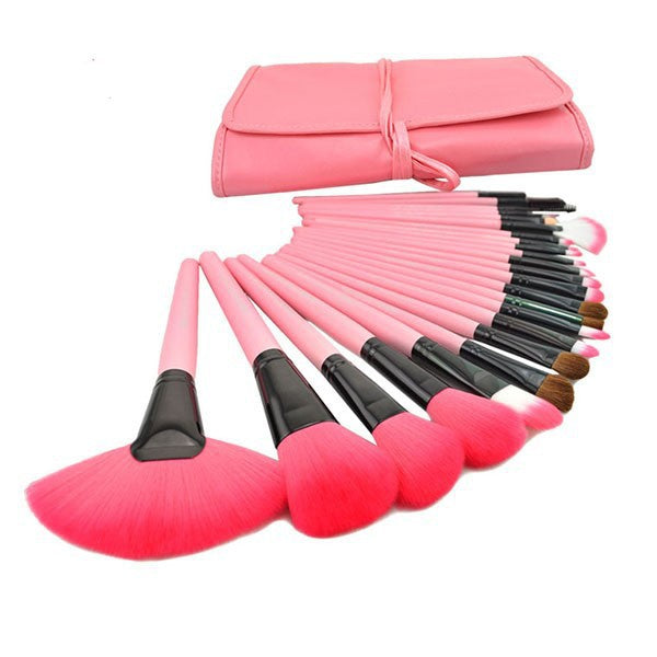 Set of 24-Piece Makeup Brushes (4)
