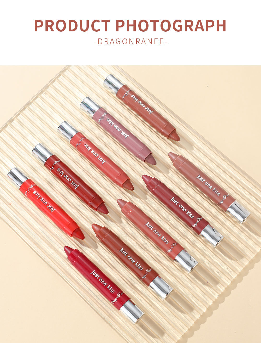 Solid Moist Lipstick Crayon Lipstick (4)