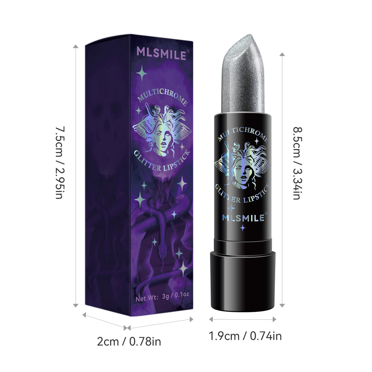 Pearl Sparkly Christmas Lipstick (2)