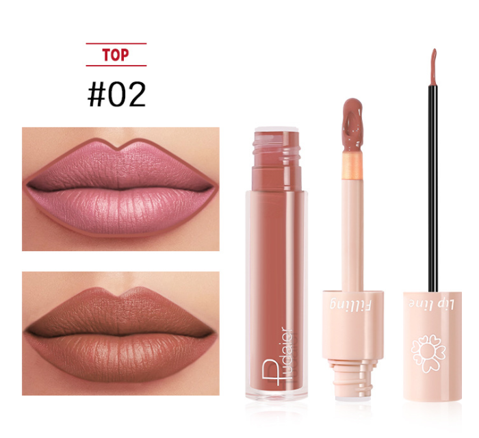 Pudaier Dual Lipstick Lip Gloss Lipstick (3)