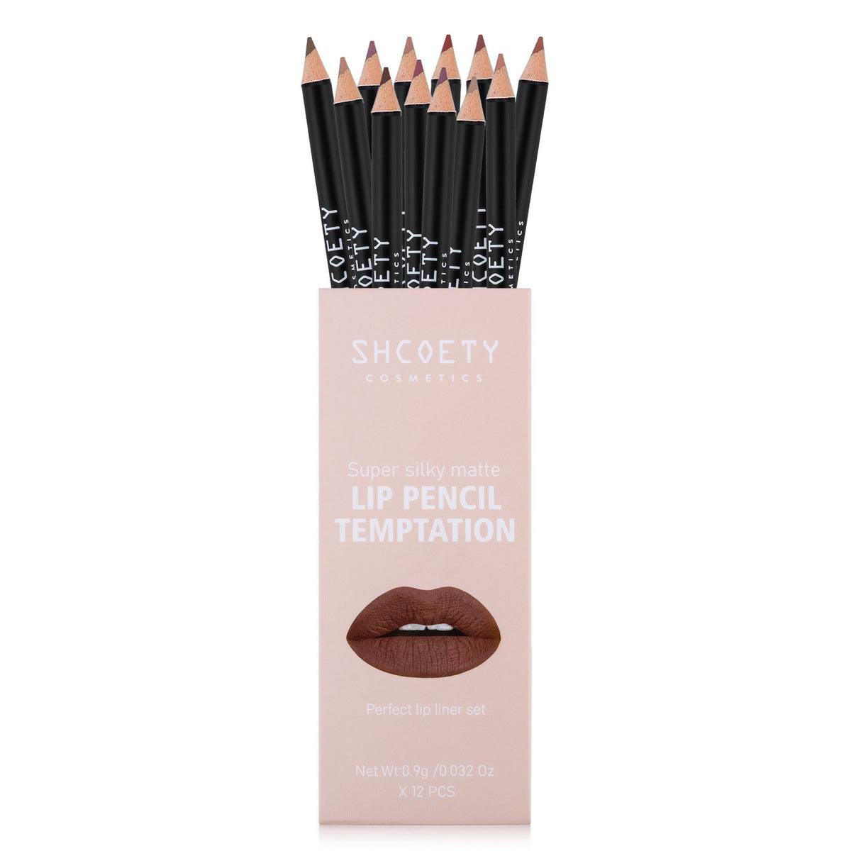 12 Color Matte Lipstick Lip Liner Suit (1)