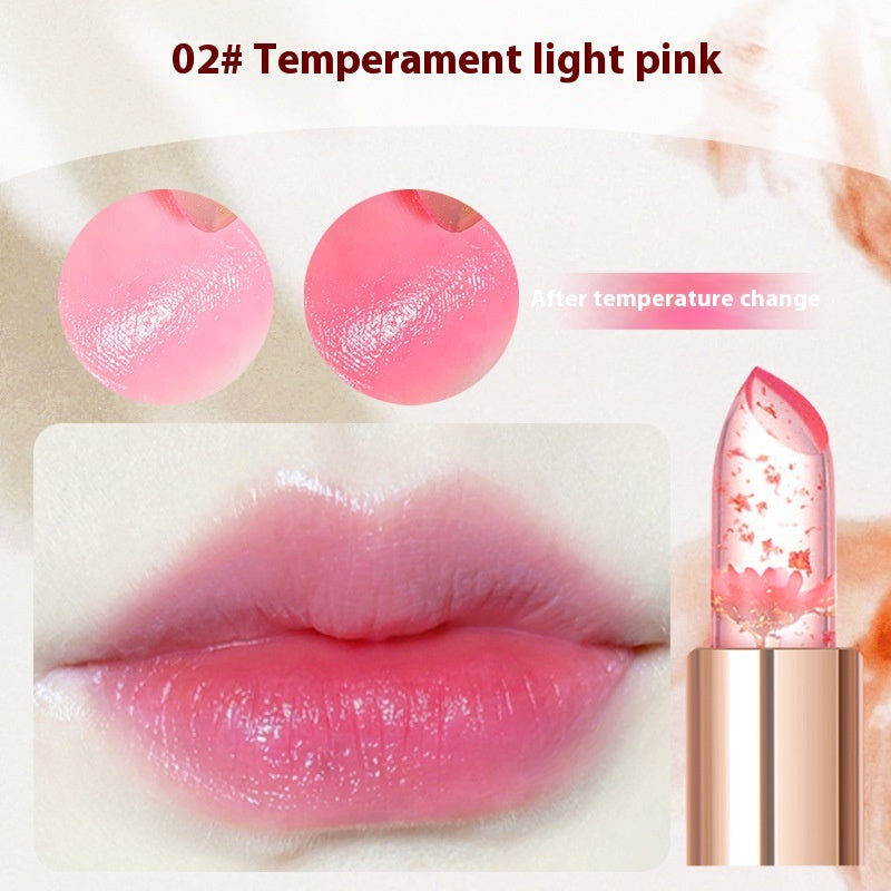 Flower Lipstick Jelly Color Changing Lipstick Moisturizing (2)
