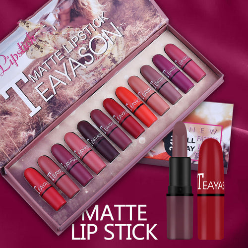 Bullet Matte Lipstick Set Big Red Plum (2)