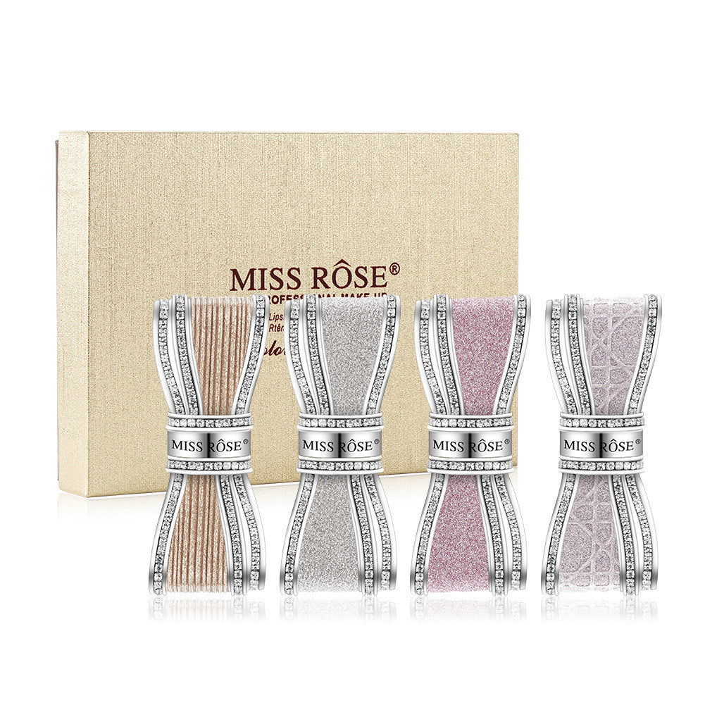 Bowknot Lipstick Sweet and Colorful Star Four-Pack Lipstick Set (2)