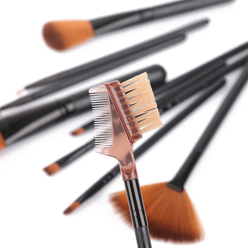 12-Piece Makeup Brush Set Blush Eyeshadow Eyelash Highlighter Brush (11)