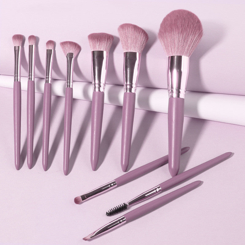 14-Piece Wooden Handle Makeup Brush Set (4)