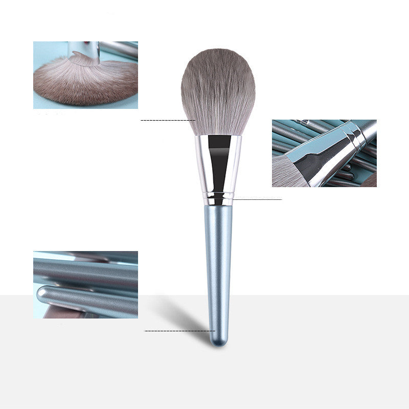 14-Piece Wooden Handle Makeup Brush Set (1)