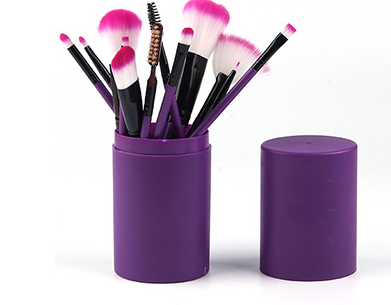 12-Piece Makeup Brush Set Blush Eyeshadow Eyelash Highlighter Brush (10)