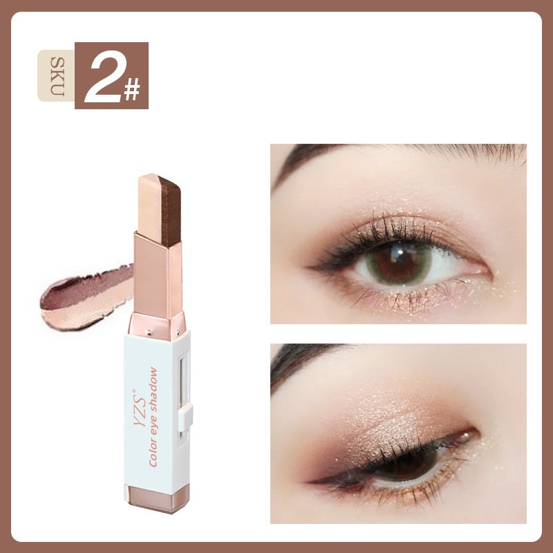Yzs Velvet Gradient Two-Color Eyeshadow Stick Contrast Pearlescent Eyeshadow Eye Modification Eyeshadow Pen (5)