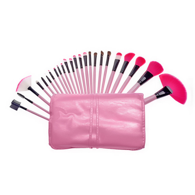 Set of 24-Piece Makeup Brushes (8)