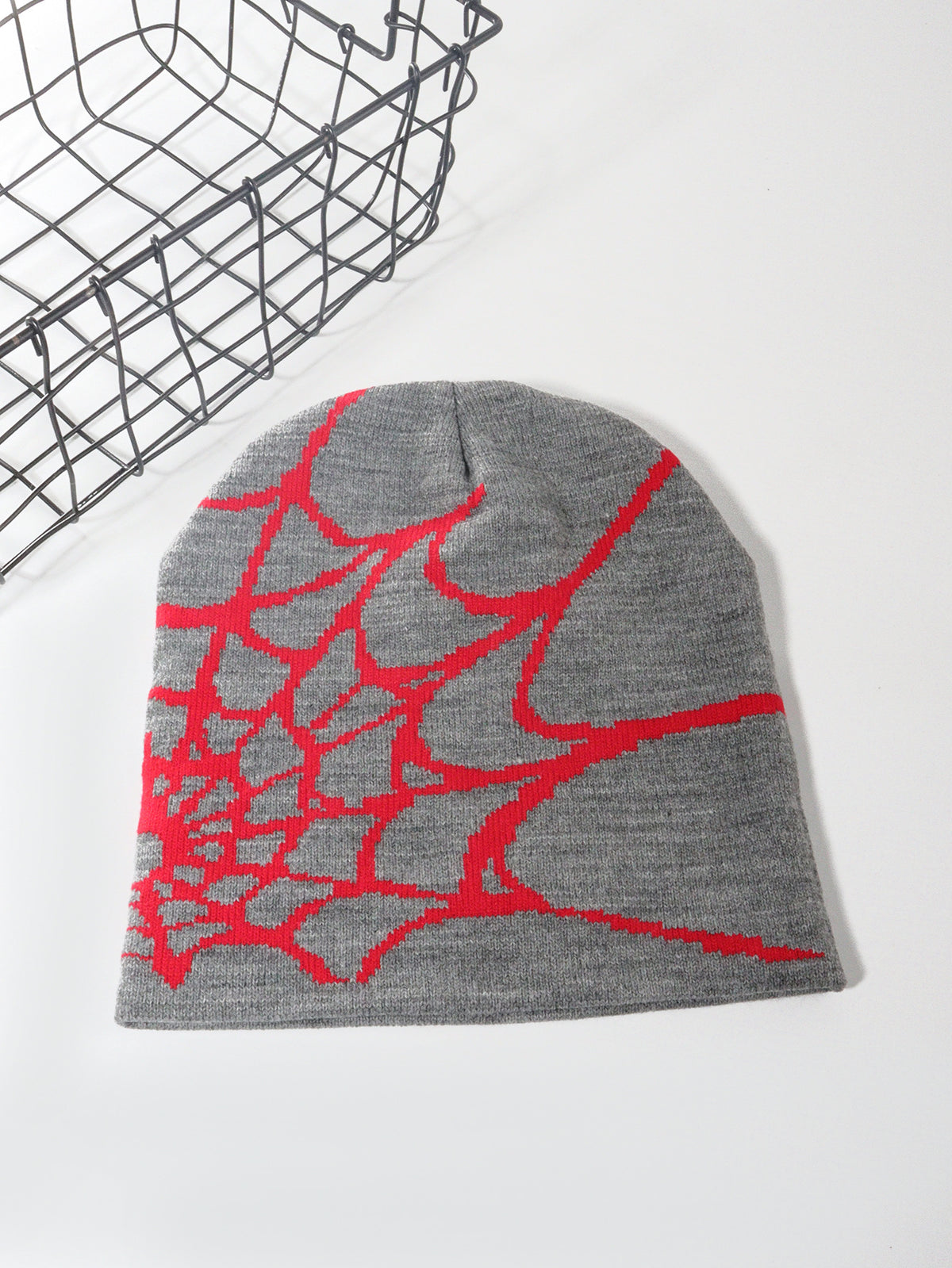 Spider Web Knitted beanie