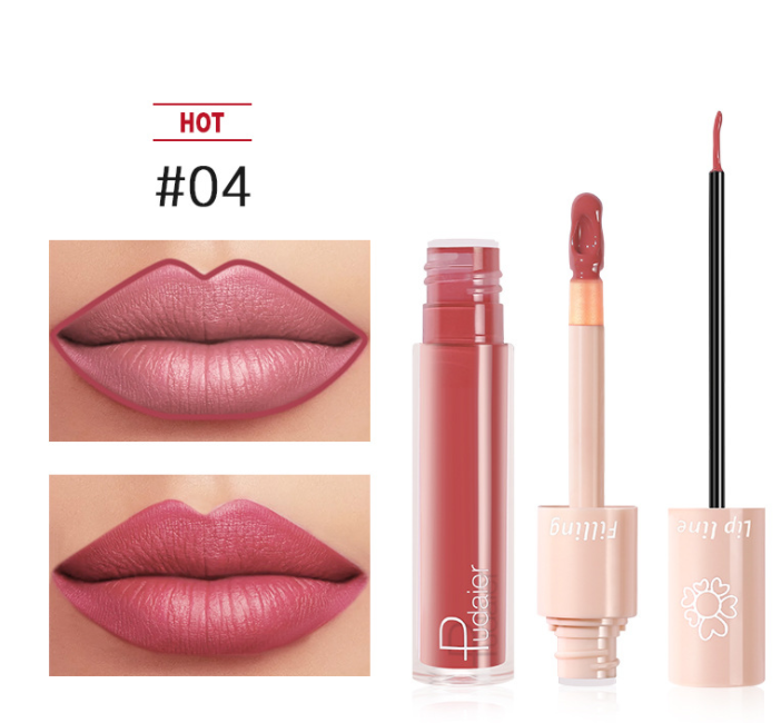 Pudaier Dual Lipstick Lip Gloss Lipstick (4)