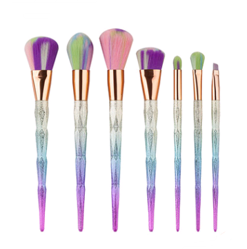 7-Piece Makeup Brush Diamond Brush Foundation Brush Set