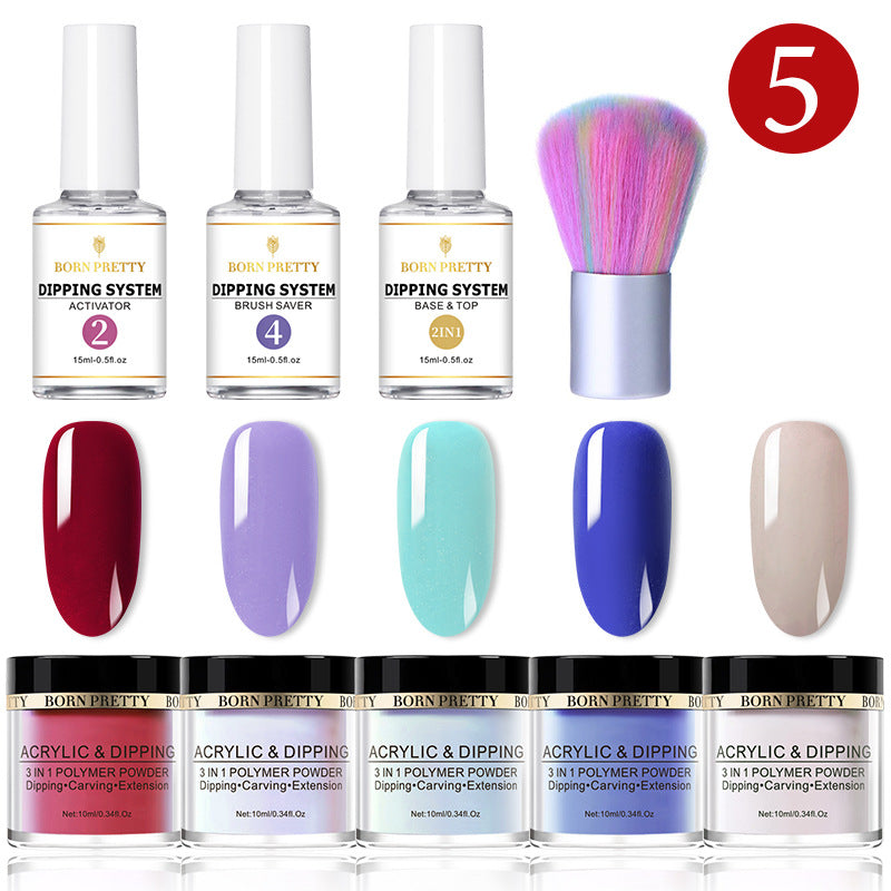 Nail Polish Nail Infiltration Powder Sticky Powder Nail Art (38)