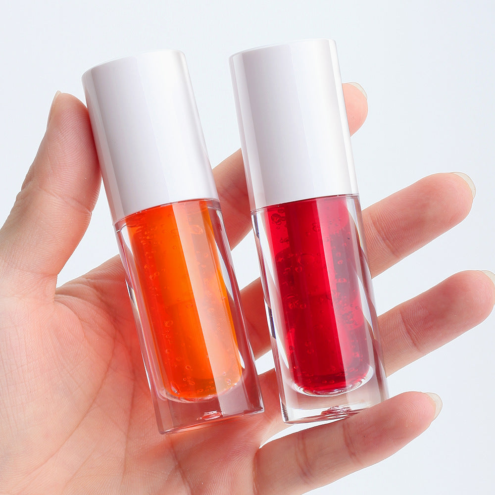 Non-Decolorizing Lip Stain Gloss Jelly Tint Gloss Cheek Eye Shadow 3 Ins Thick Pole Lipstick Water (6)