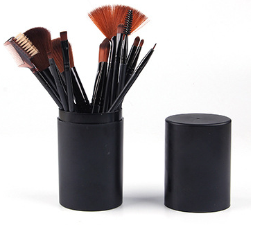 12-Piece Makeup Brush Set Blush Eyeshadow Eyelash Highlighter Brush (6)