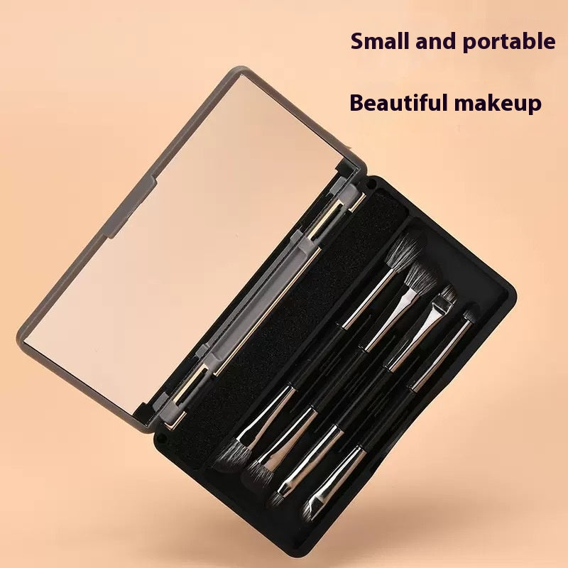 Makeup with Multifunctional Brush Set (8)