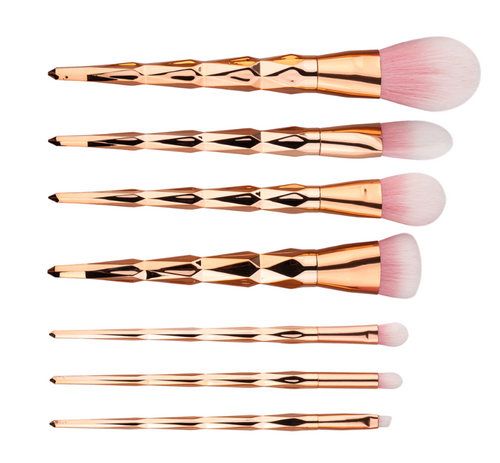 7-Piece Makeup Brush Diamond Brush Foundation Brush Set (2)