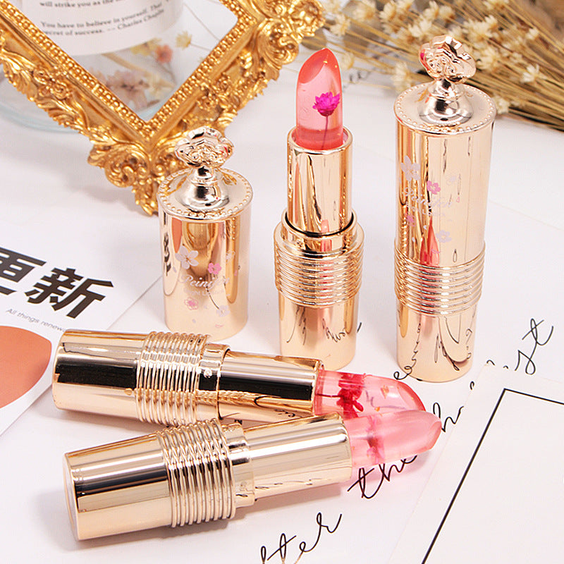 Flower Lipstick Jelly Color Changing Lipstick Moisturizing (1)