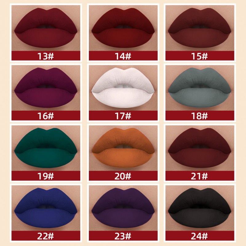 24-Color Matte Lipstick (7)