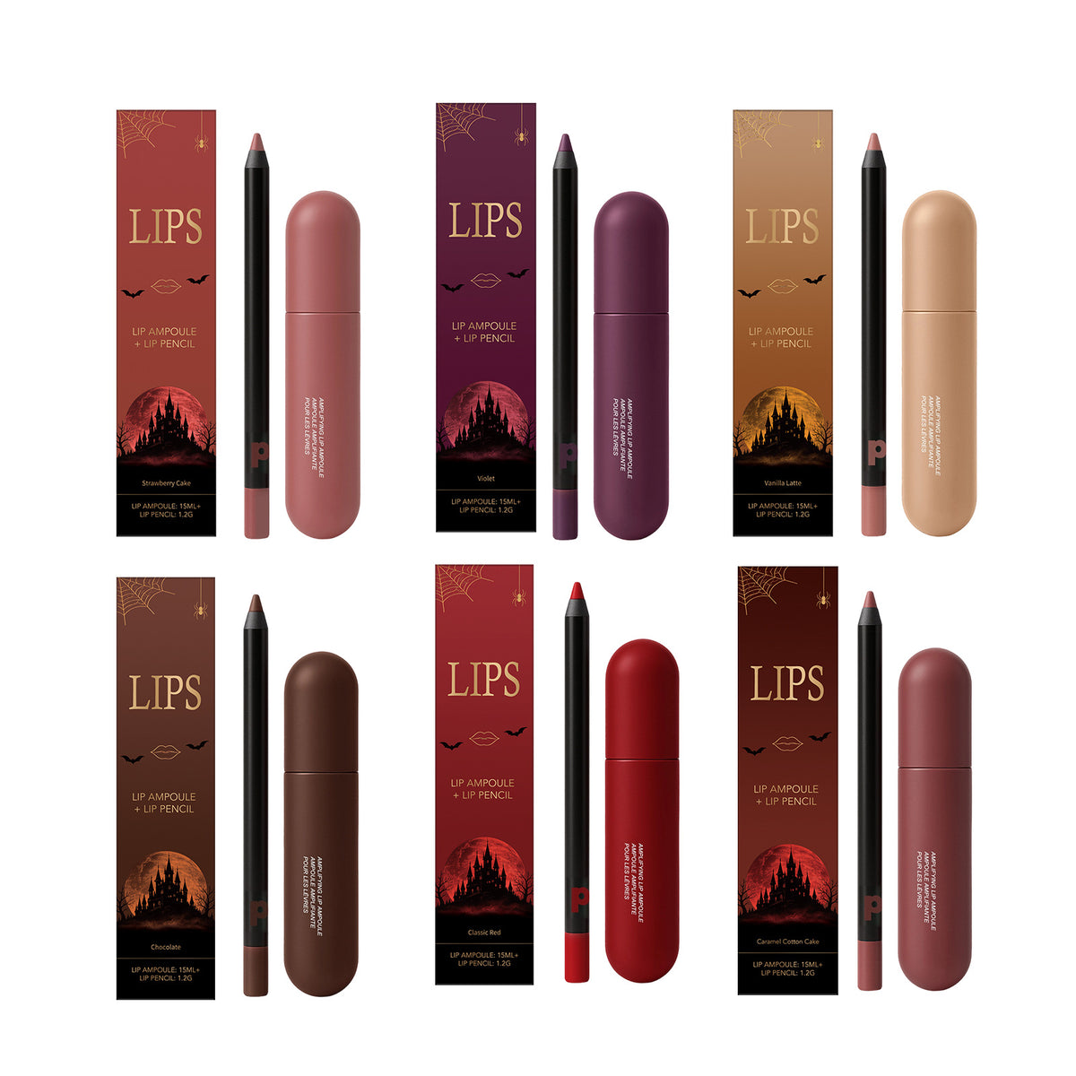 Moisturizing Lip Gloss and Liner Collection (5)