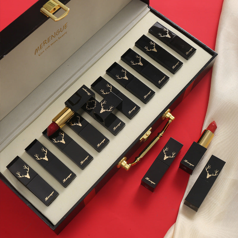 Qixi Valentine S Day Carved Love Lipstick Set (6)