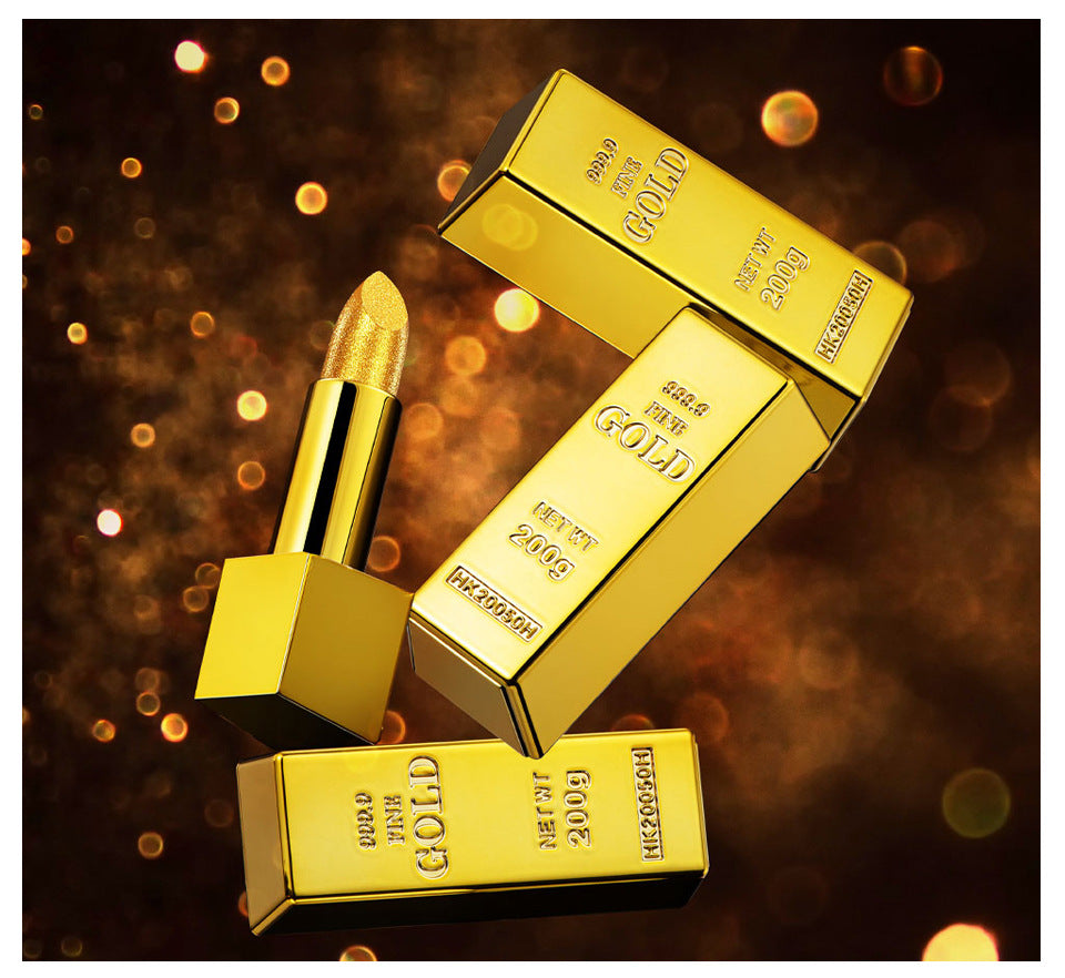 Lipstick Kit Gold Bar Makeup Set (5)