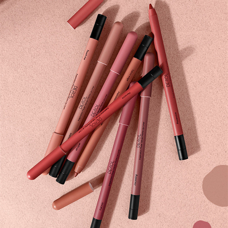 Matte Lipstick Lipliner Shade Velvet Mist Lipstick (1)