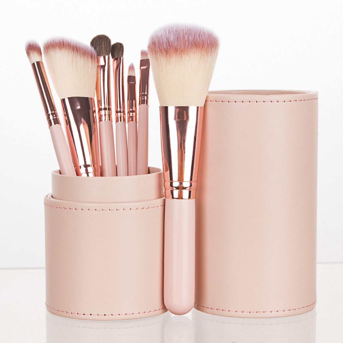 7-Piece Makeup Brush Portable Mini Set (8)
