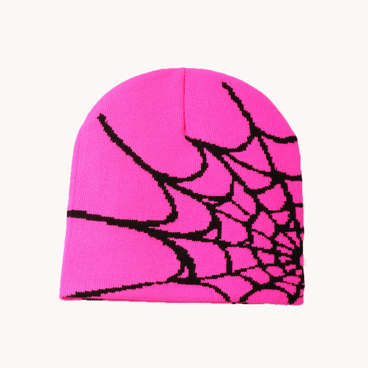 Spider Web Knitted beanie