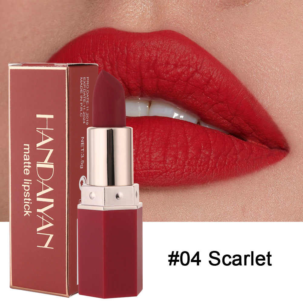 Handaiyan Han Daiyan 6-Color Matte Nourishing Lipstick (1)