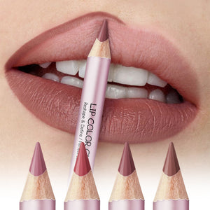 4-Piece Matte Lipstick Lip Liner