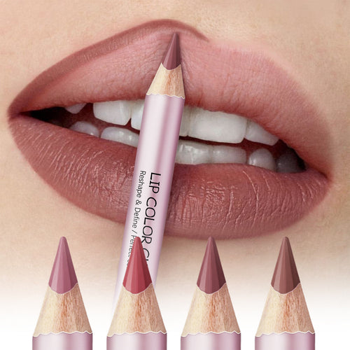 4-Piece Matte Lipstick Lip Liner (1)