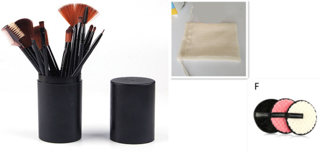 12-Piece Makeup Brush Set Blush Eyeshadow Eyelash Highlighter Brush
