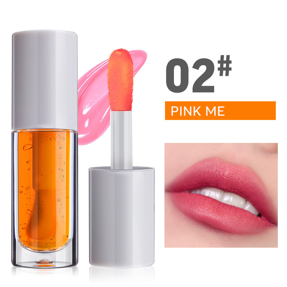 Non-Decolorizing Lip Stain Gloss Jelly Tint Gloss Cheek Eye Shadow 3 Ins Thick Pole Lipstick Water (4)