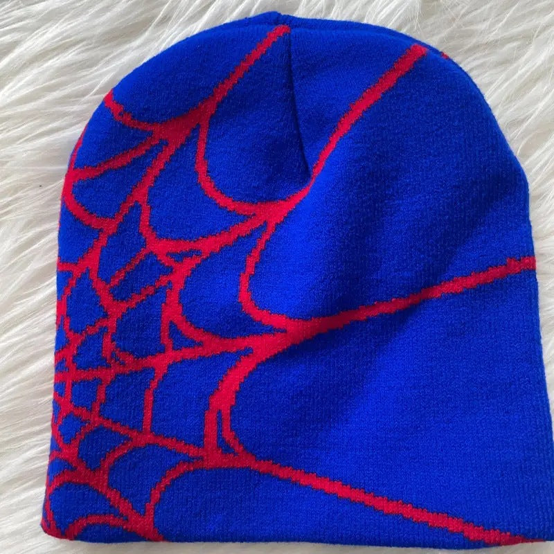 Spider Web Knitted beanie
