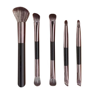 Makeup with Multifunctional Brush Set