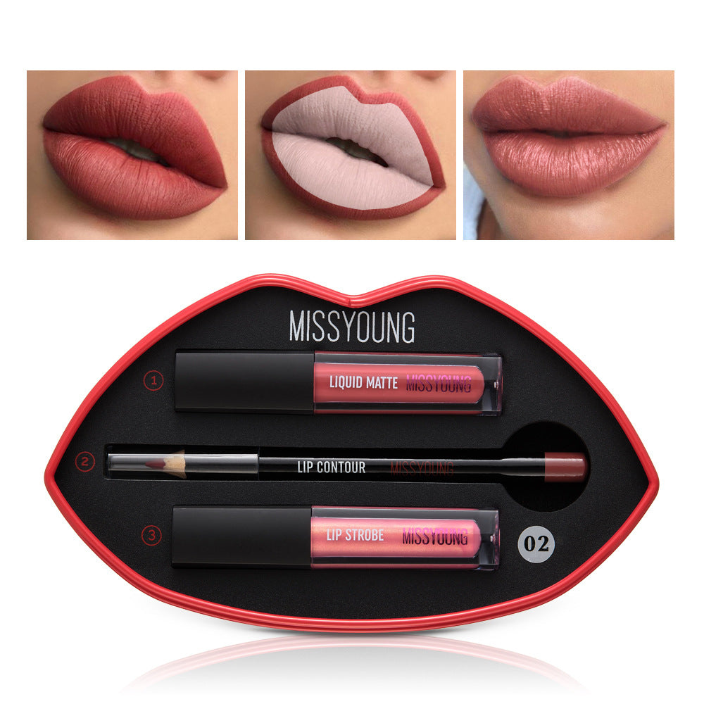 Lipstick Matte Pearl Gloss Lipstick Pen (2)