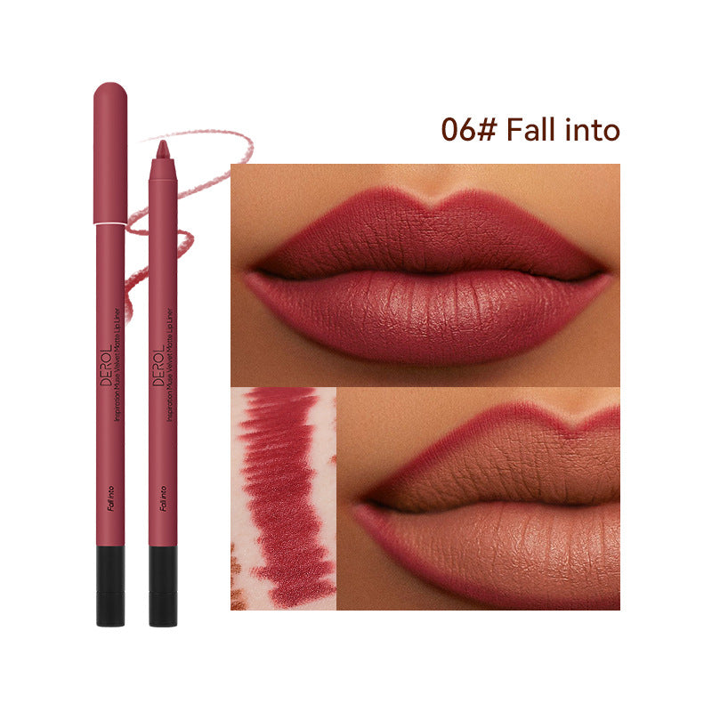 Matte Lipstick Lipliner Shade Velvet Mist Lipstick (7)