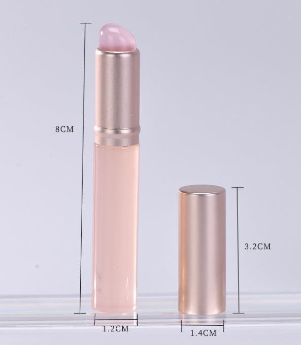 Silicone Lip Brush Lipstick Round Head Portable Blooming (2)