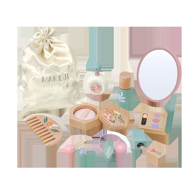 Girls Playhouse Makeup Bag Simulation Toy Set (6)