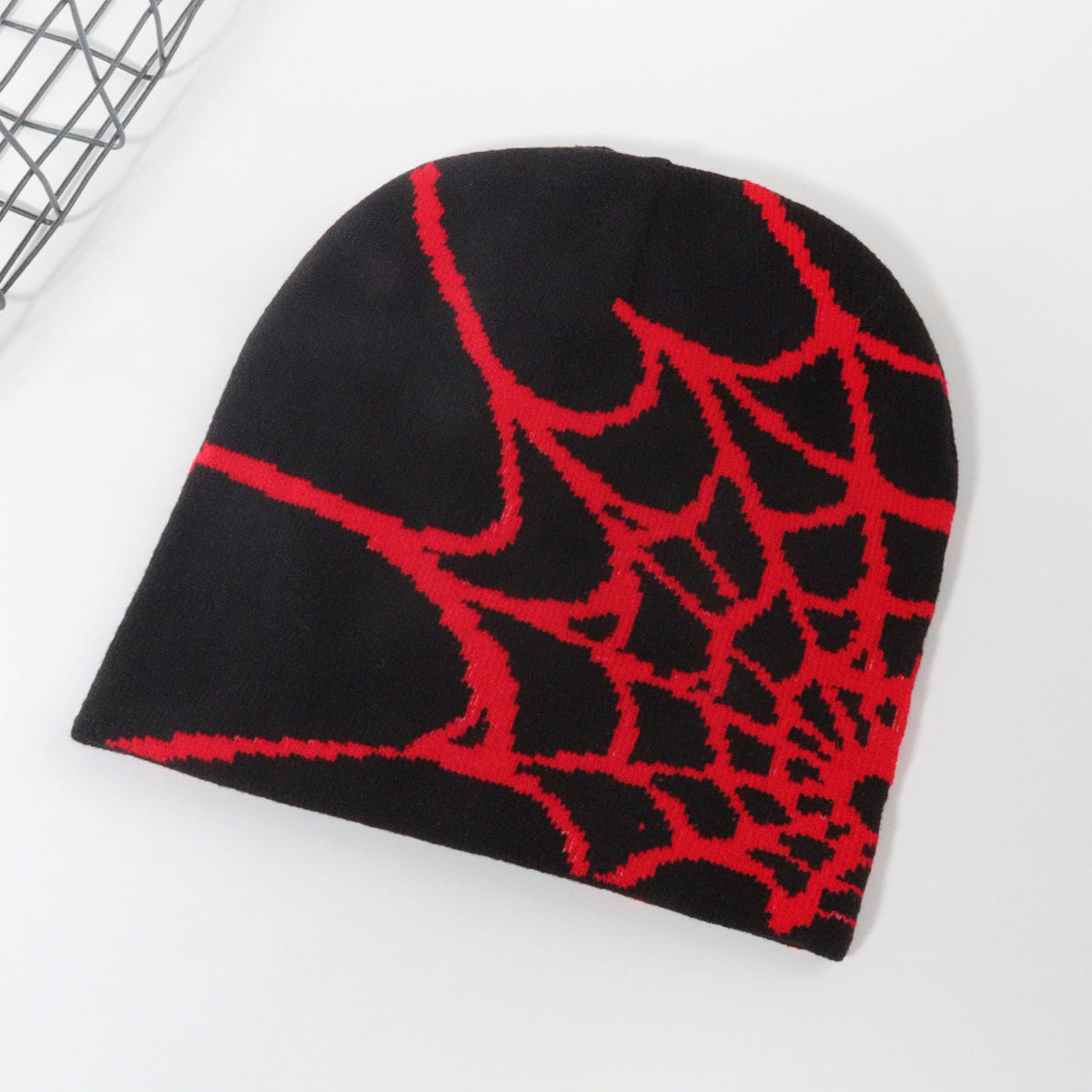 Spider Web Knitted beanie