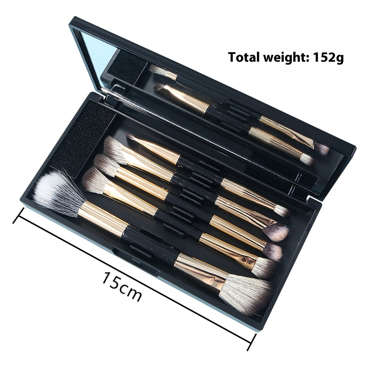 Makeup with Multifunctional Brush Set (7)