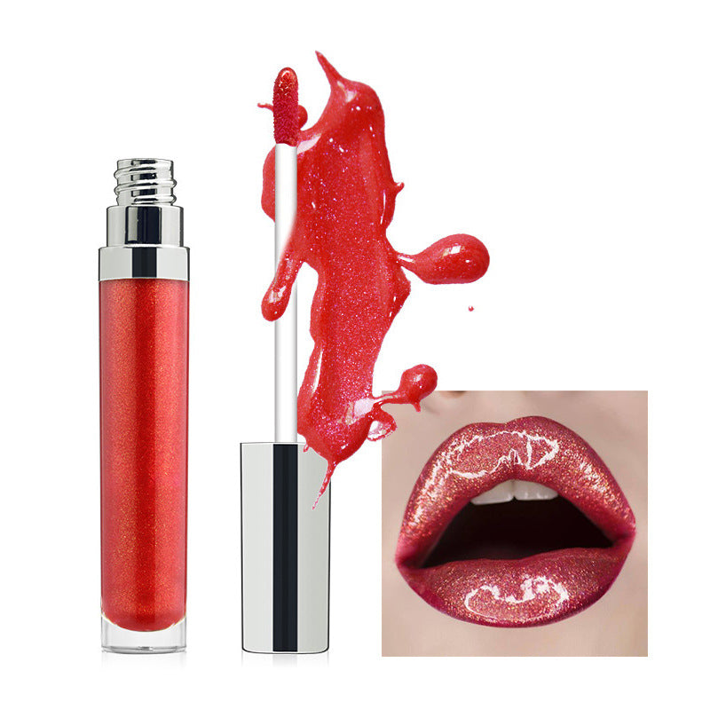 Pearl Lip Gloss Clear Oil Logo-Free Round Gloss (1)