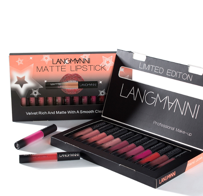 Matte Lipstick Waterproof Long-Lasting Velvet Lipstick Set (3)