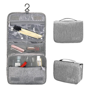 Travel Hanging Toiletry Bag Travel Kit Shaving Bag Waterproof Large Makeup Bag Wash Bag Organizer Cosmetic Case Puffy Bag Organizer Carry-On Travel Accessories