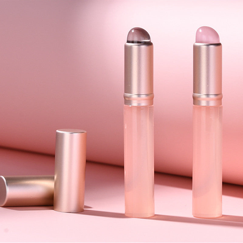 Silicone Lip Brush Lipstick Round Head Portable Blooming (5)